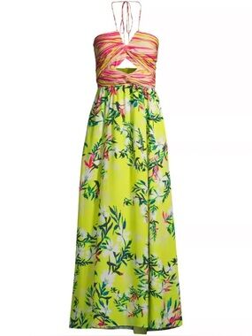 One33 Social Floral Front Twist Maxi Dress size 0